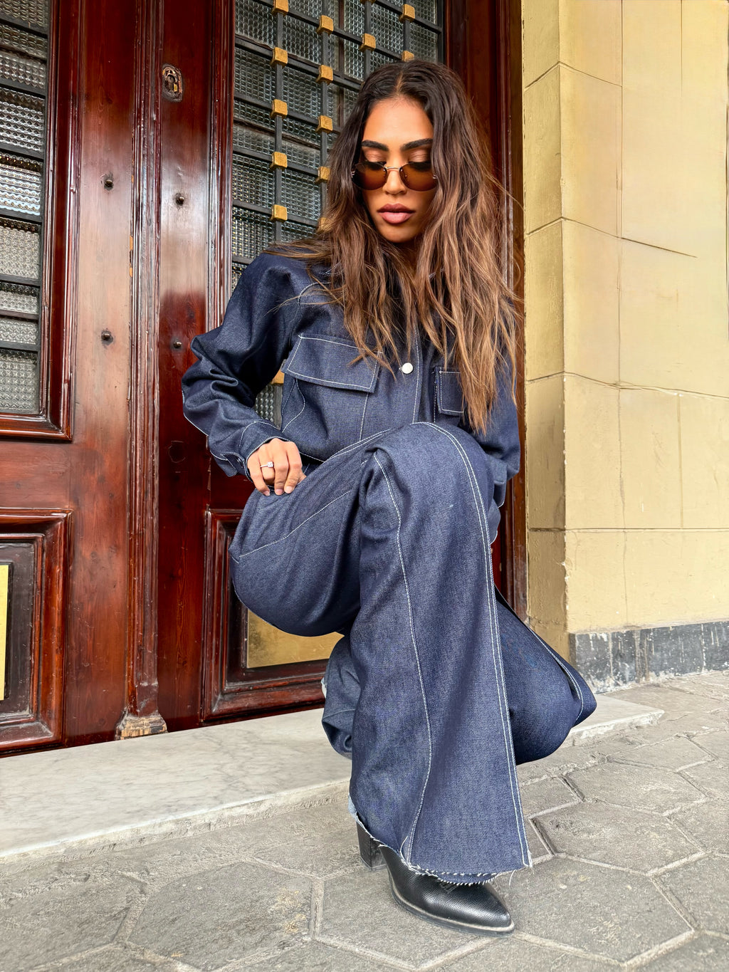 Bold Denim Set