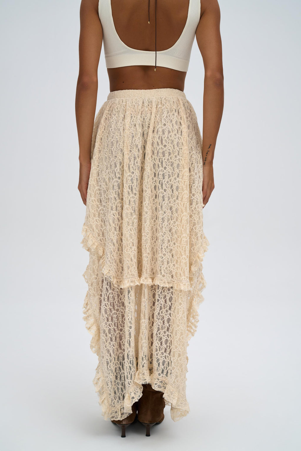 Ruffle Lace Skirt
