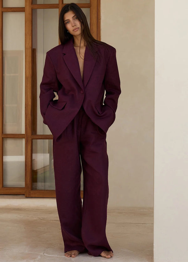 Julia Linen Suit