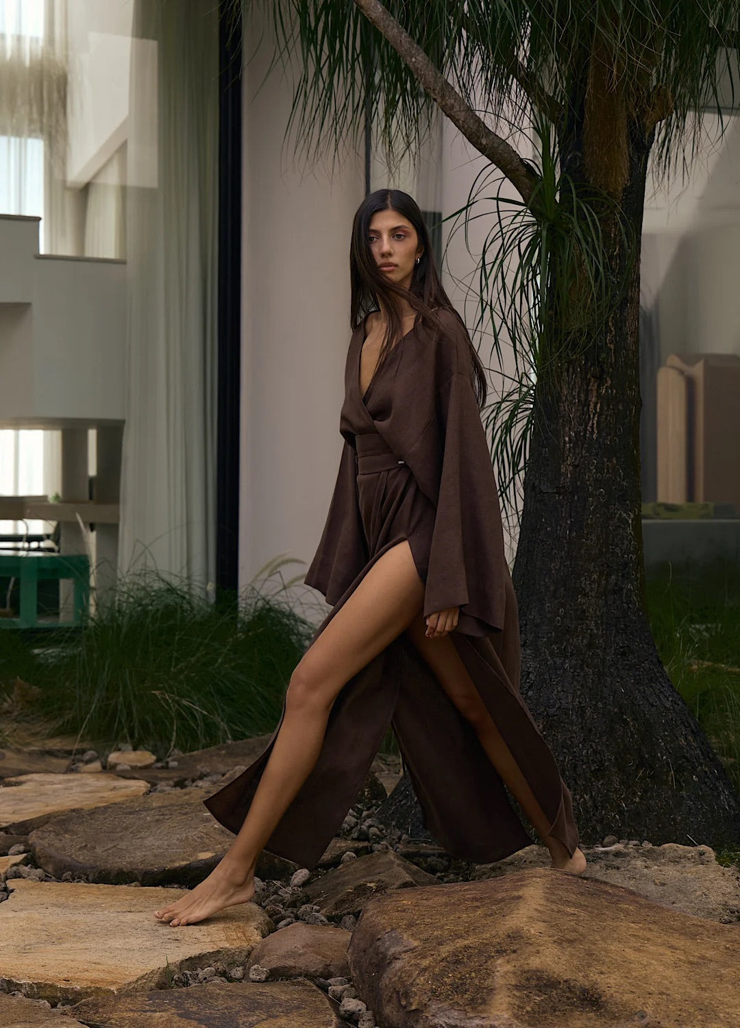 Samntha wrap kimono